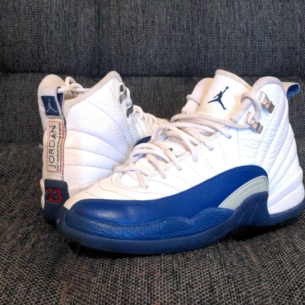 Jordan 12s retro French blue Jumpman 23s